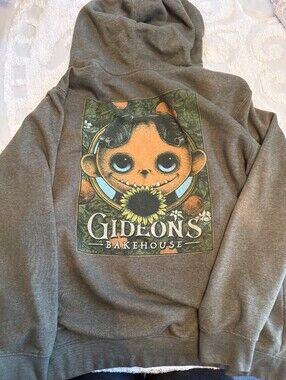Gideons Bakehouse Stuart Valencia Olive Green Zip Up Hoodie
